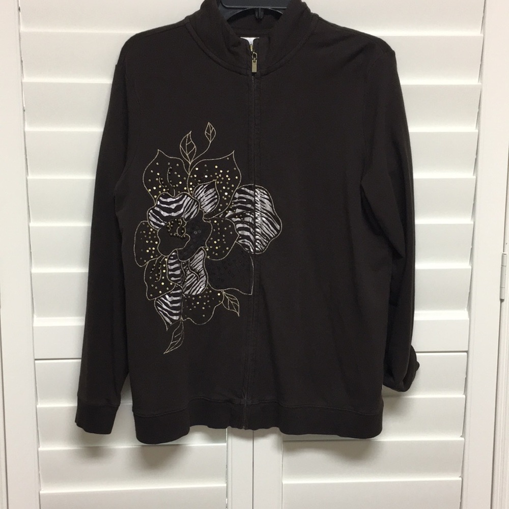 SZ 2 (12) Chico’s Zenergy Activewear Jacket